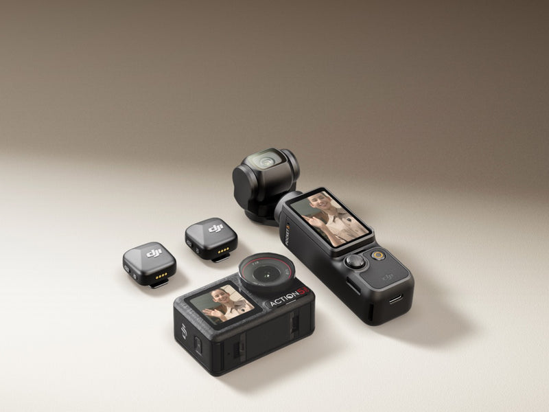 DJI OsmoAudio™ Direct Connection for Premium Sound Quality<sup>[5]</sup>