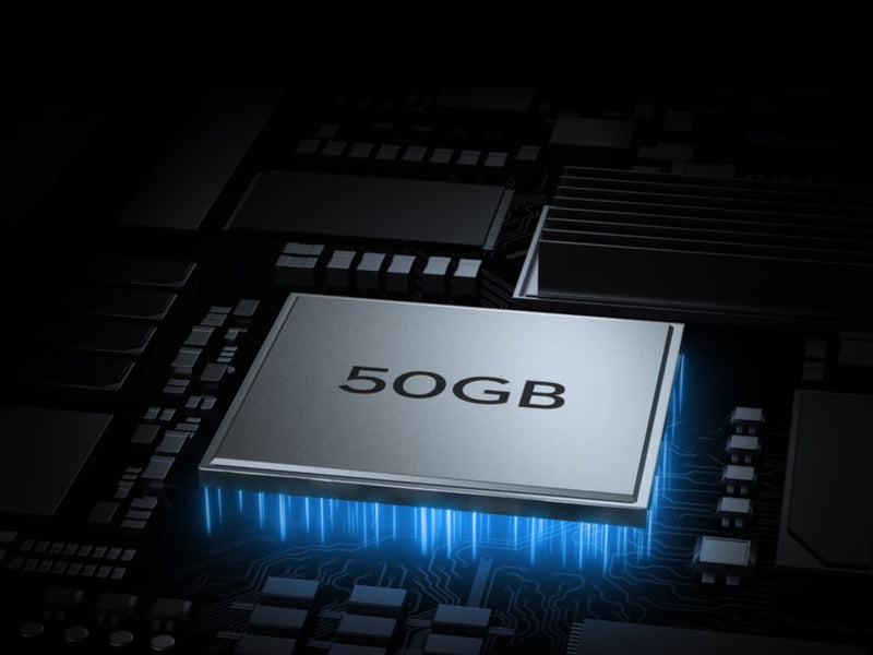 50GB Built-in Storage