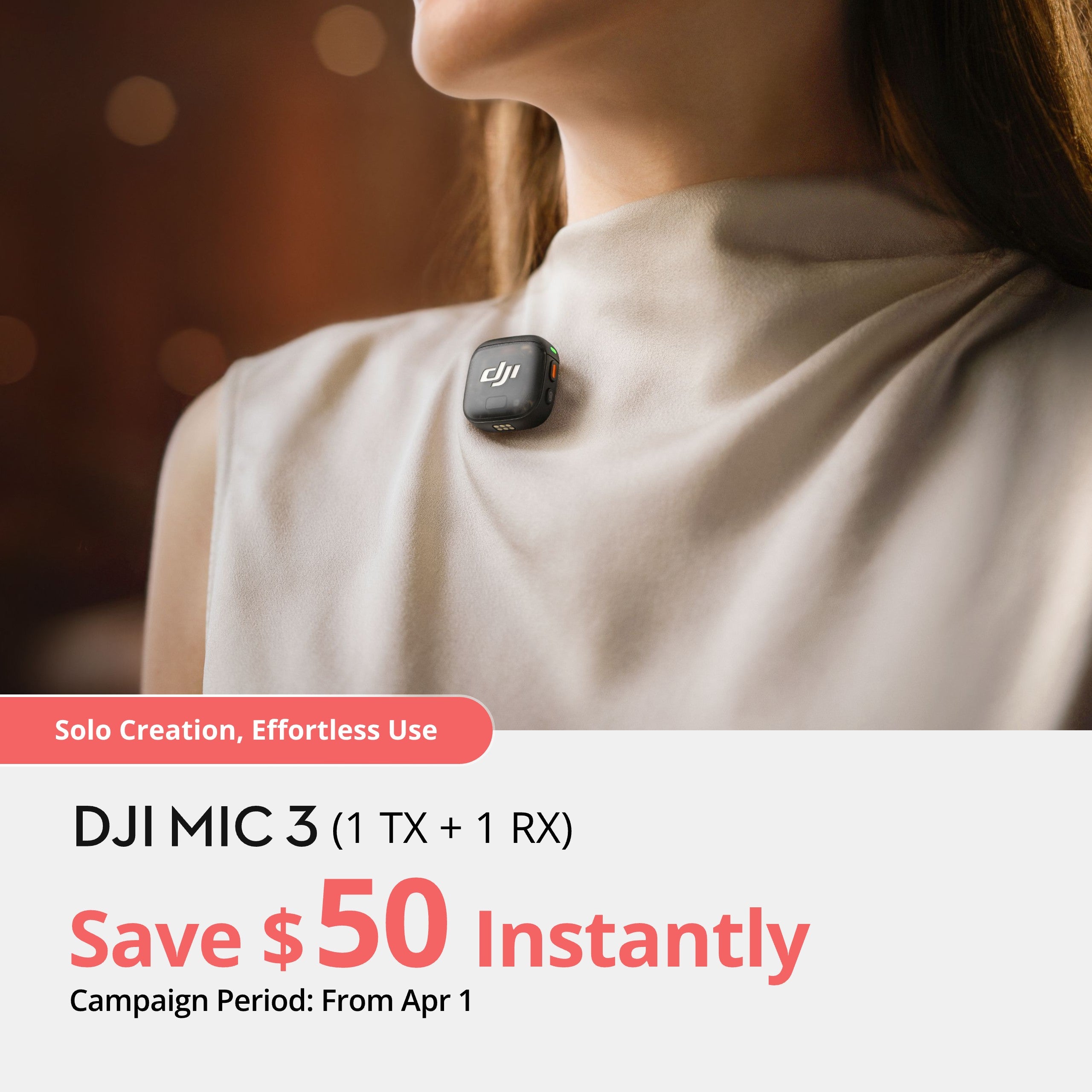 DJI Mic 3 (1 TX + 1 RX)