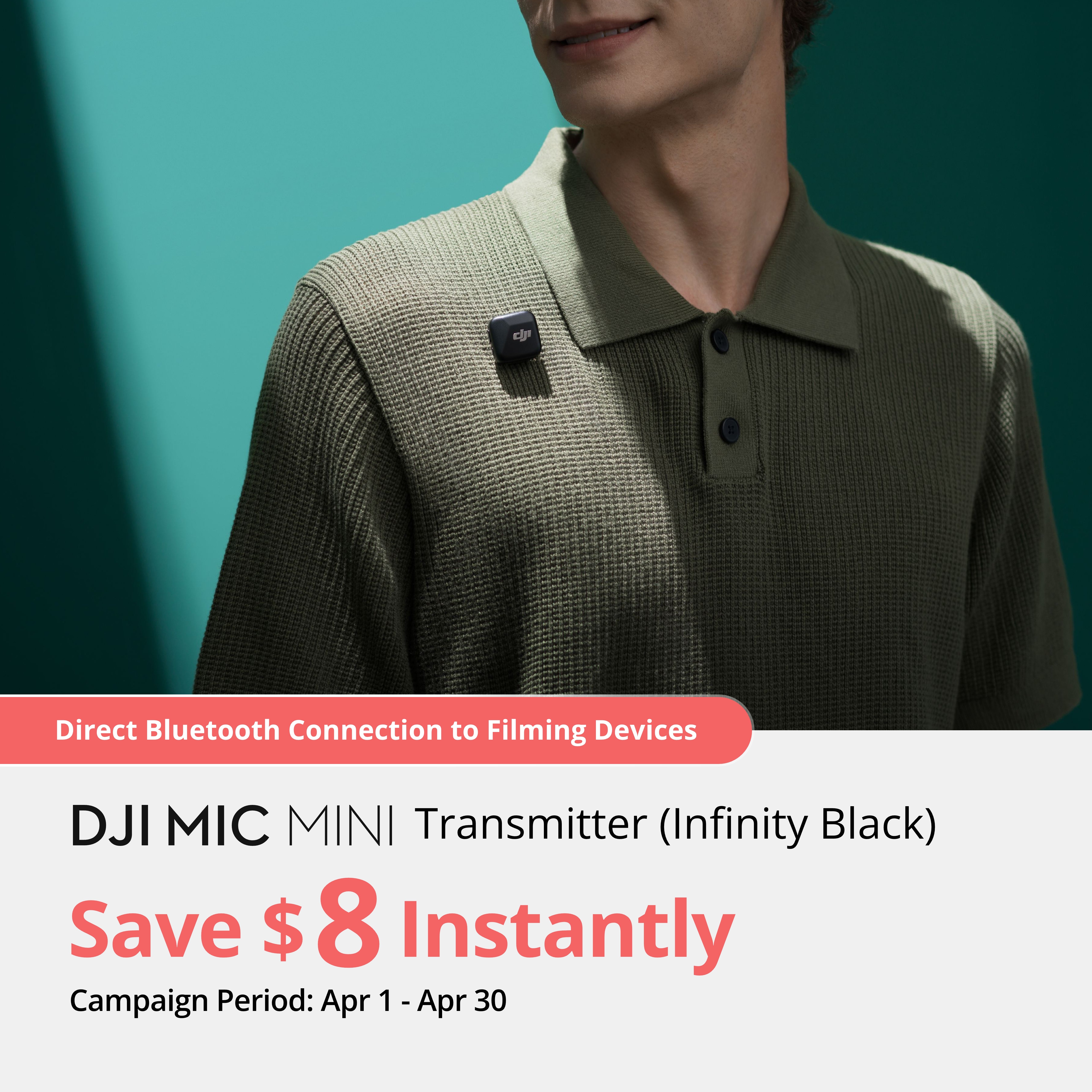 DJI Mic Mini Transmitter (Infinity Black)